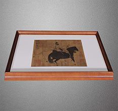 浚县书画装裱配框服务案例